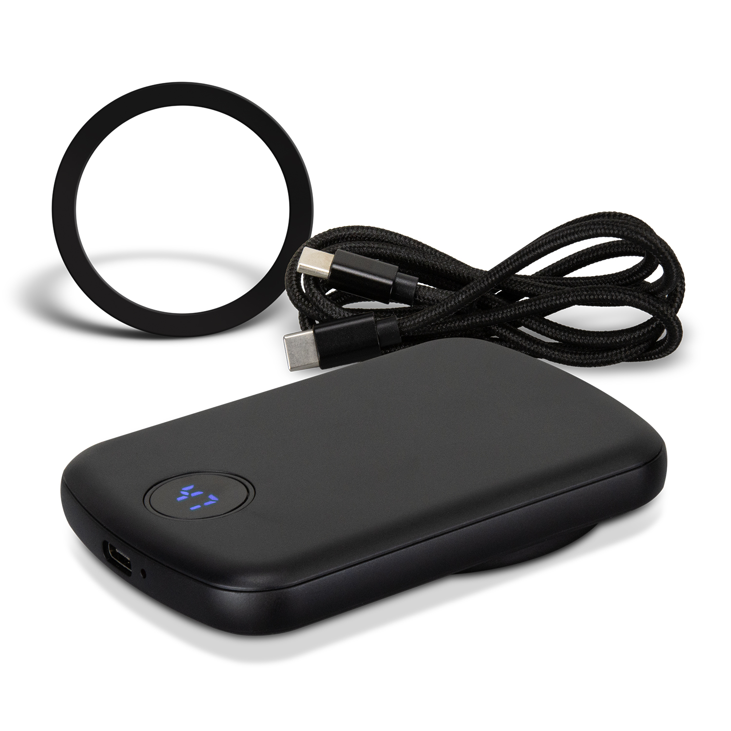 Oatlands Wireless Charging Power Bank black Oatlands Wireless Charging Power Bank black