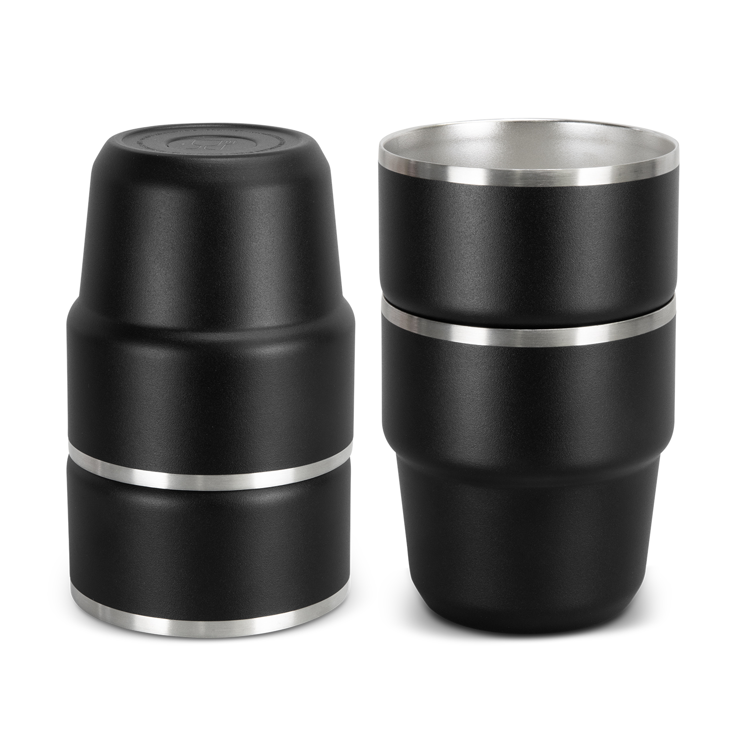 Pooncarie Stackable Cups Set of 2 stacked Pooncarie Stackable Cups Set of 2 stacked