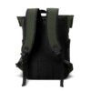 Euroa Soft Touch Flap Backpack back Euroa Soft Touch Flap Backpack back