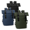 Euroa Soft Touch Flap Backpack main Euroa Soft Touch Flap Backpack main