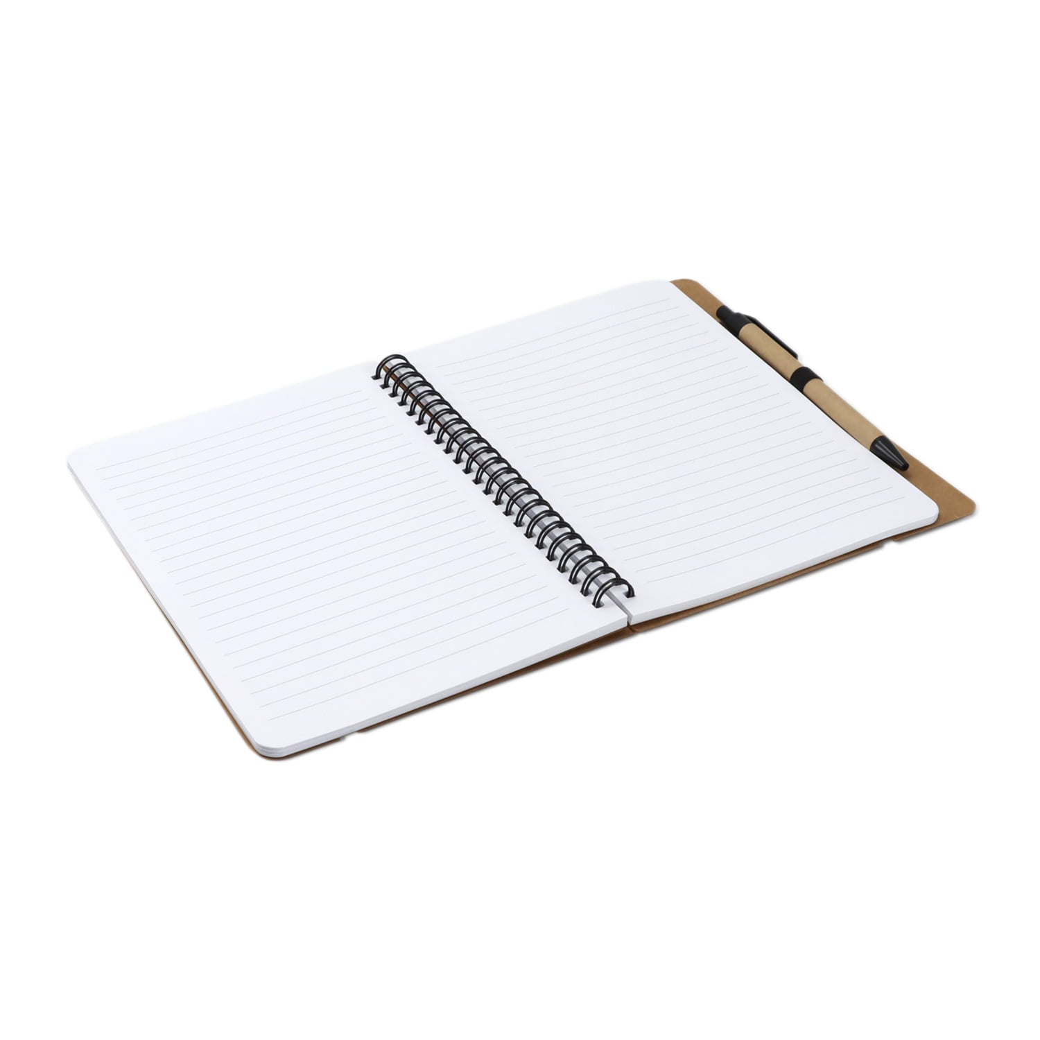 Cunderdin Kraft Notebook with Notes and Flags pages Cunderdin Kraft Notebook with Notes and Flags pages