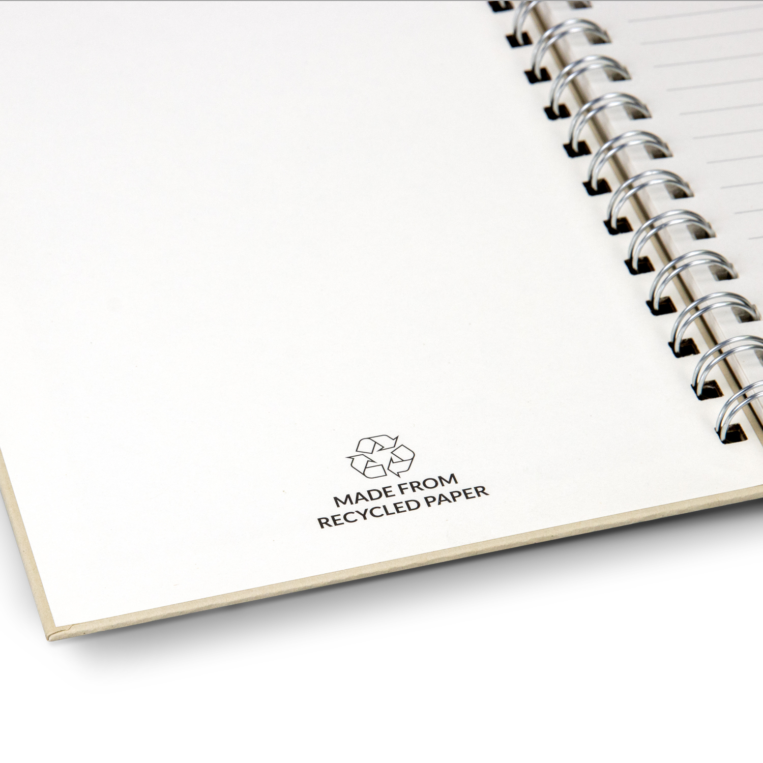 Ipswich Recycled Paper Spiral Notebook detail Ipswich Recycled Paper Spiral Notebook detail