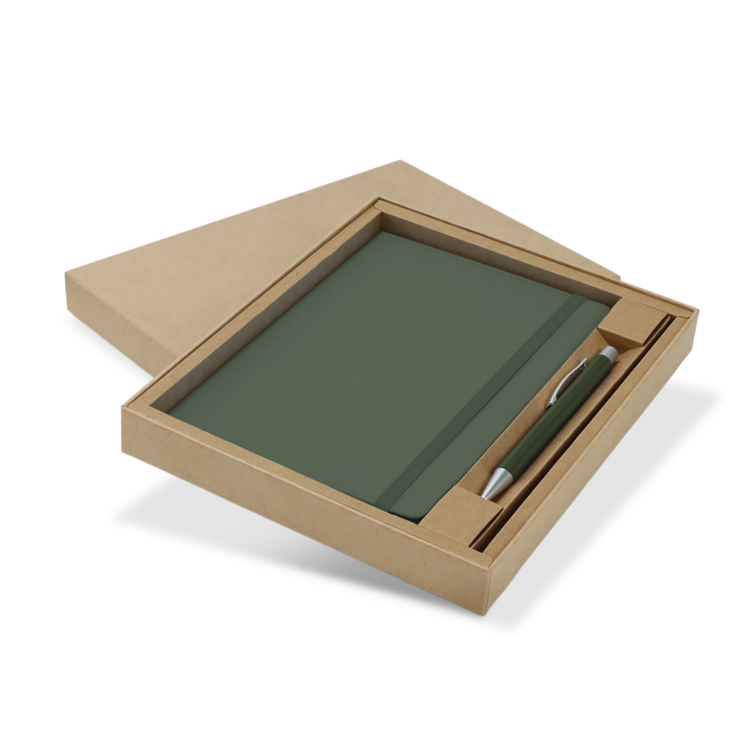 Murtoa Fashion Notebook and Pen Gift Set olive Murtoa Fashion Notebook and Pen Gift Set olive