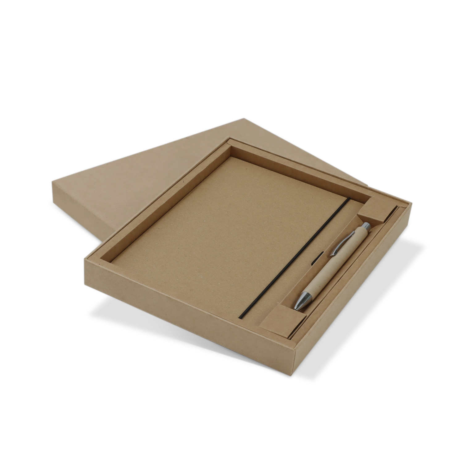 Nuriootpa Kraft Notebook and Pen Gift Set natural pen Nuriootpa Kraft Notebook and Pen Gift Set natural pen