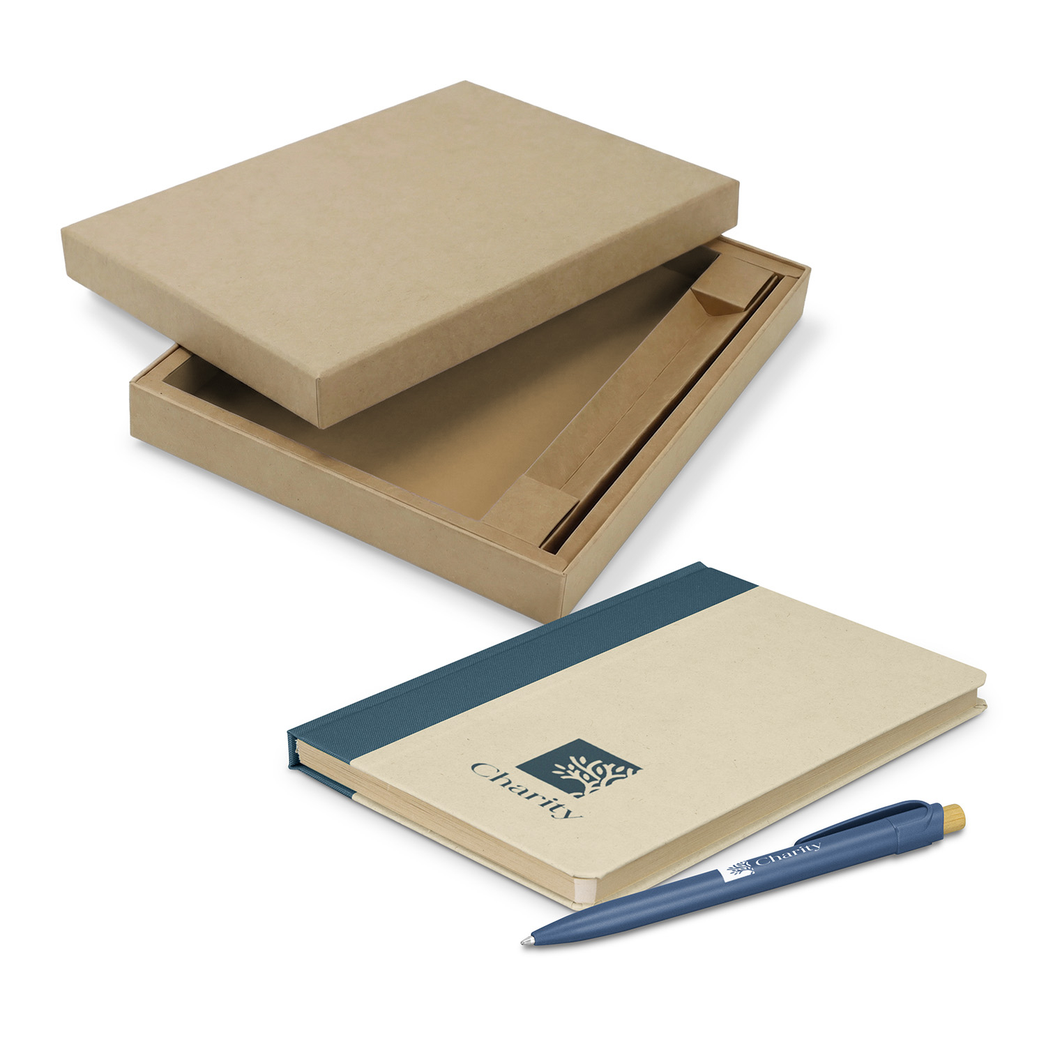 Quirindi Notebook and Pen Gift Set branding Quirindi Notebook and Pen Gift Set branding