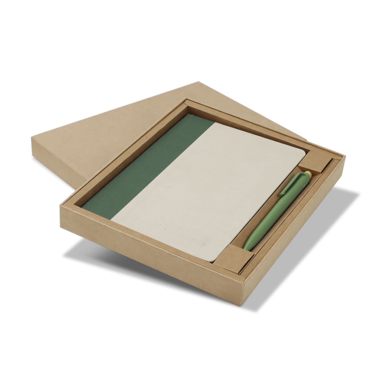 Quirindi Notebook and Pen Gift Set olive sage Quirindi Notebook and Pen Gift Set olive sage