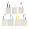 Inglewood Cotton Tote Bag with Coloured Handles main Inglewood Cotton Tote Bag with Coloured Handles main