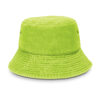Serviceton Washed Bucket Hat bright green