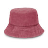 Serviceton Washed Bucket Hat burgundy