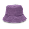 Serviceton Washed Bucket Hat purple
