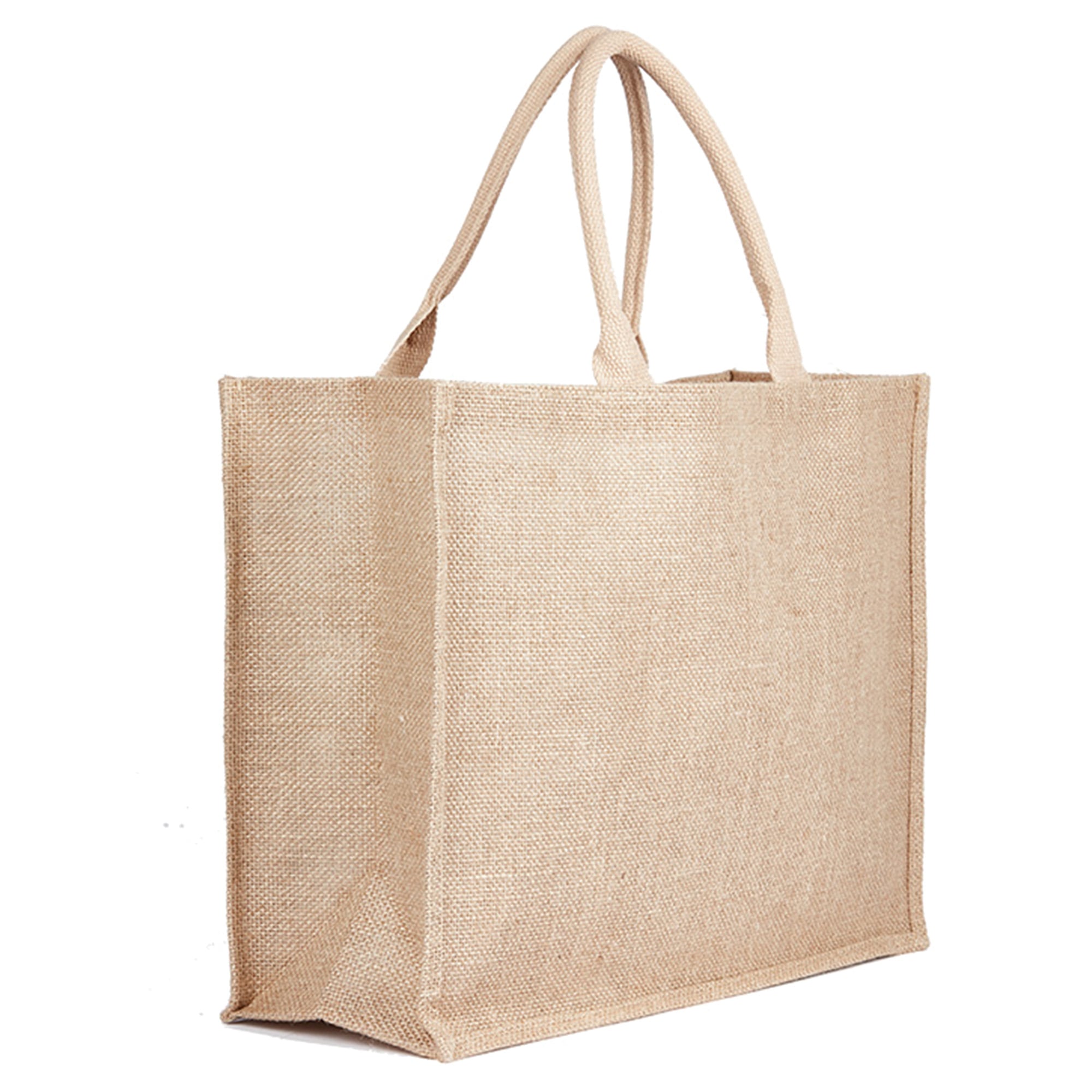 Jindabyne Jute Bag side Jindabyne Jute Bag side