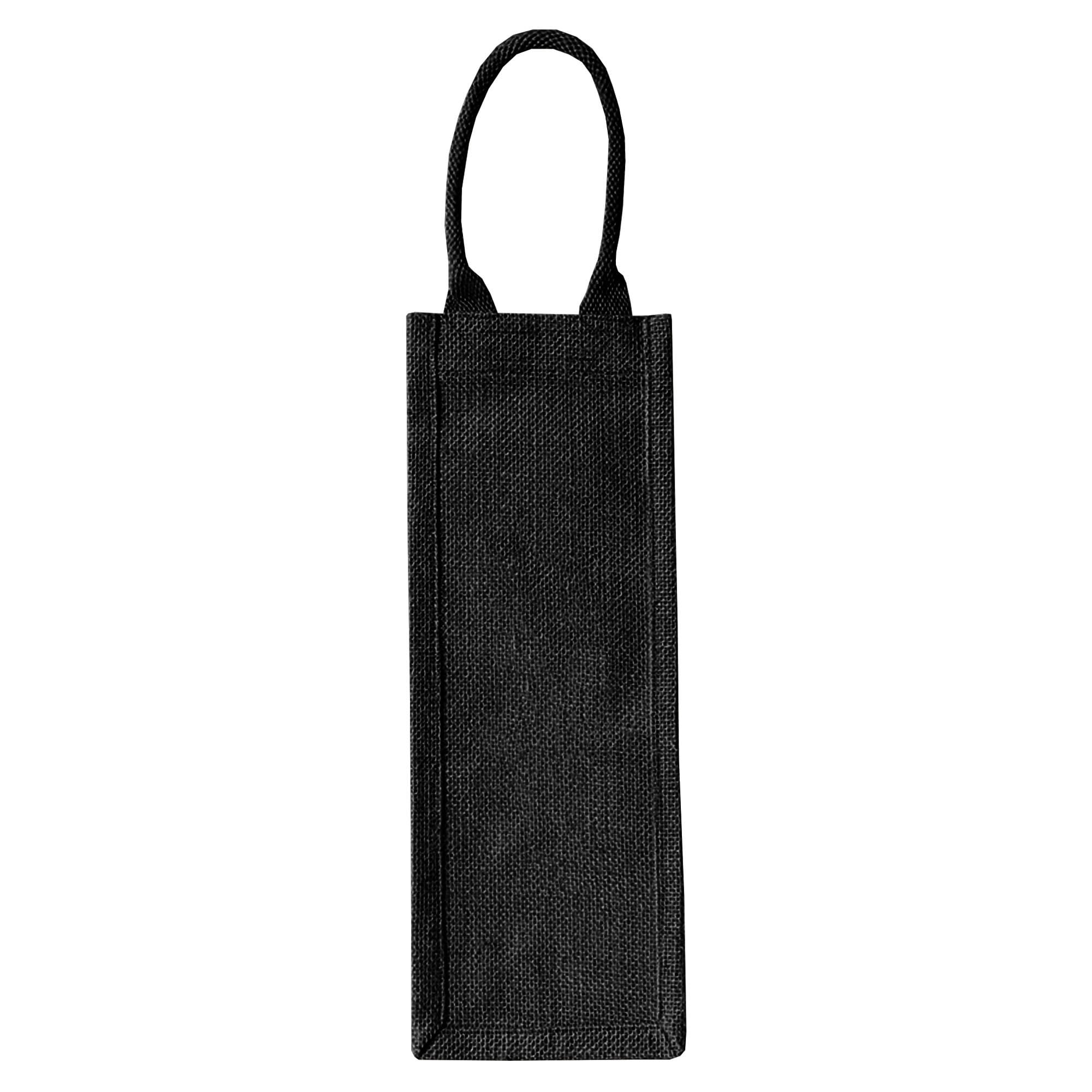 Kingaroy Jute Wine Carrier black Kingaroy Jute Wine Carrier black