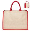 Ophir Coloured Jute Bag red Ophir Coloured Jute Bag red