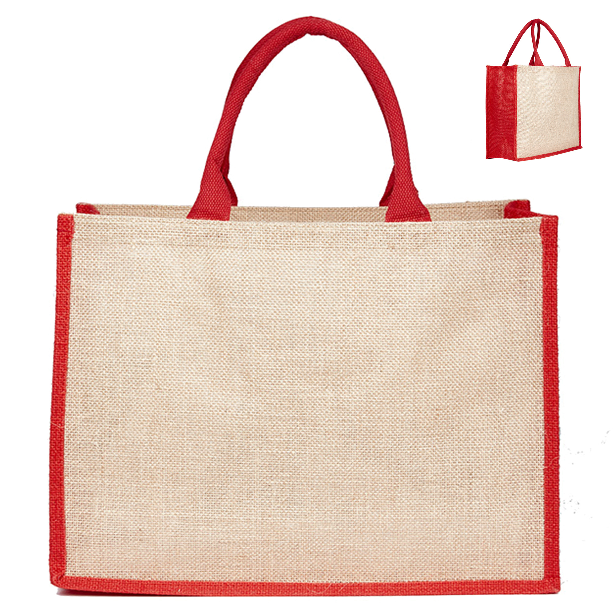 Ophir Coloured Jute Bag red Ophir Coloured Jute Bag red